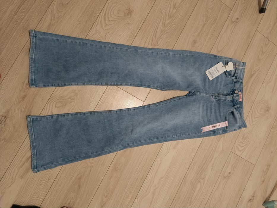 Spodnie dzwony jeans, rozmiar 40 nowe