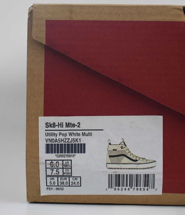 Ocieplane trampki Vans SK8-Hi MTE-2 Utility Pop Mult roz. 38