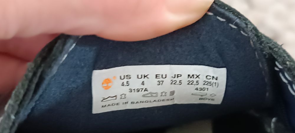 Buty mokasyny skórzane Timberland