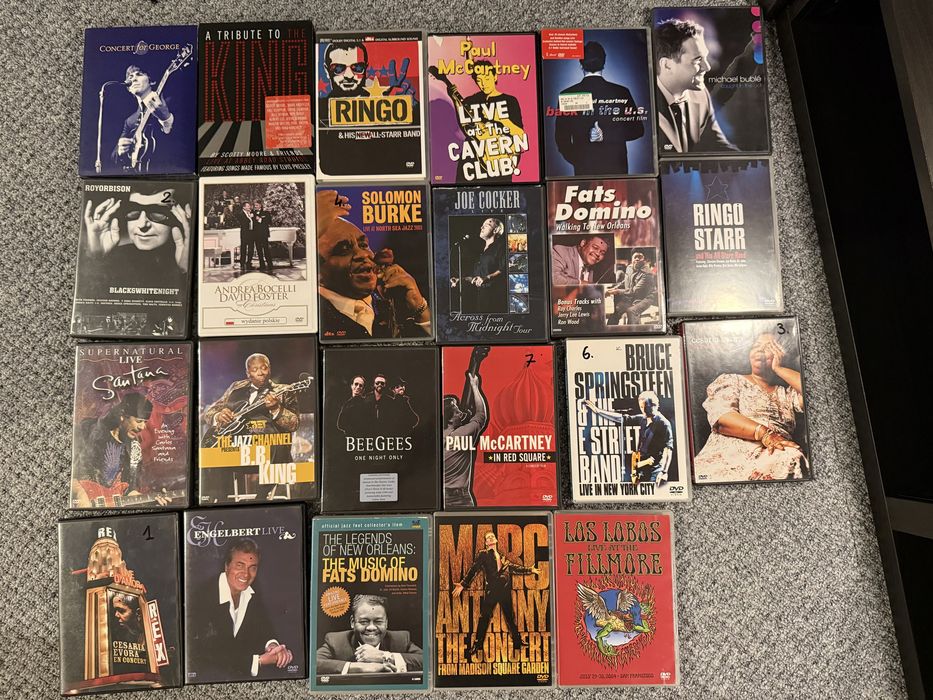 Płyty DVD koncerty 30 szt. Stan bardzo dobry cena za 1 szt