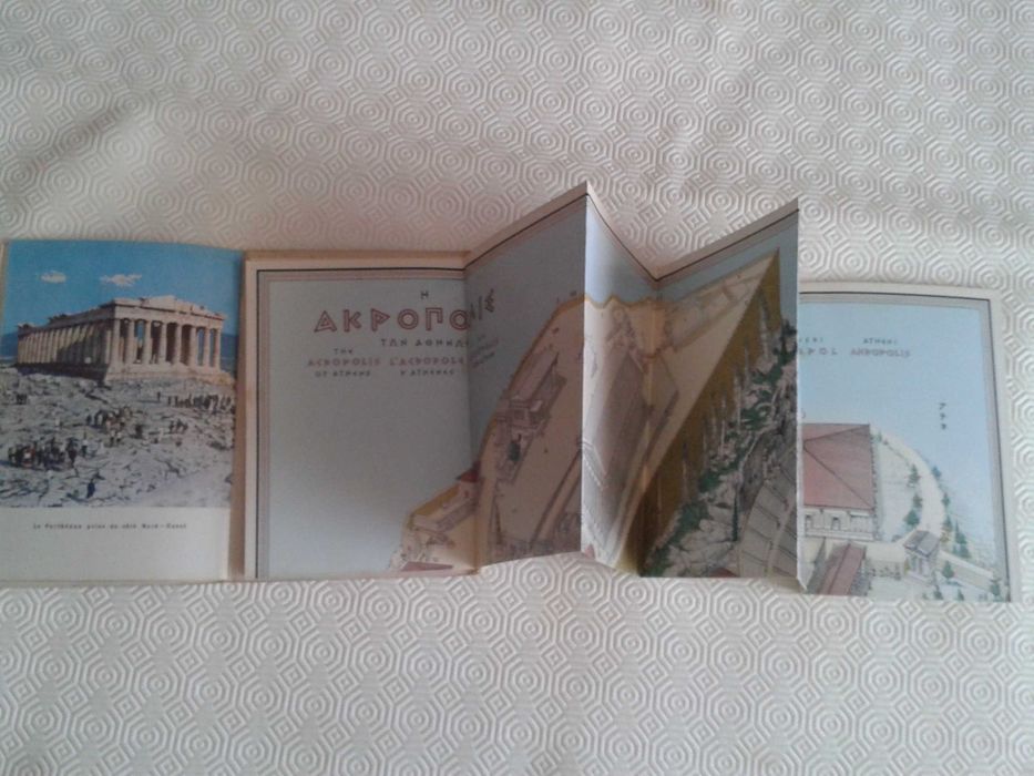 LOTE de 3 livros/guia turísticos de Atenas e Grécia