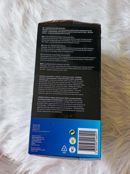Lekkie kulki do masażu czarne nowe Seven for 7
