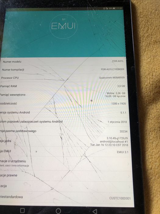 Tablet Huawei Fdr a01l