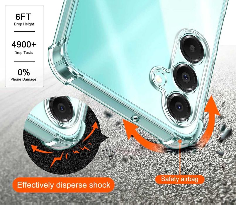 Etui Anti-Shock do Samsung Galaxy A16 5G + Szkło Hartowane