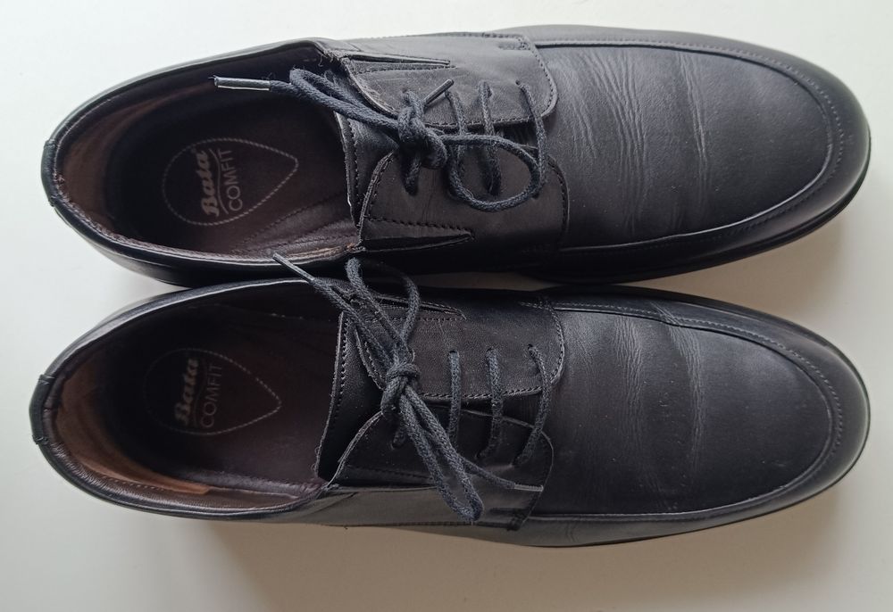 Класичні чоловічі чорні туфлі 45 р