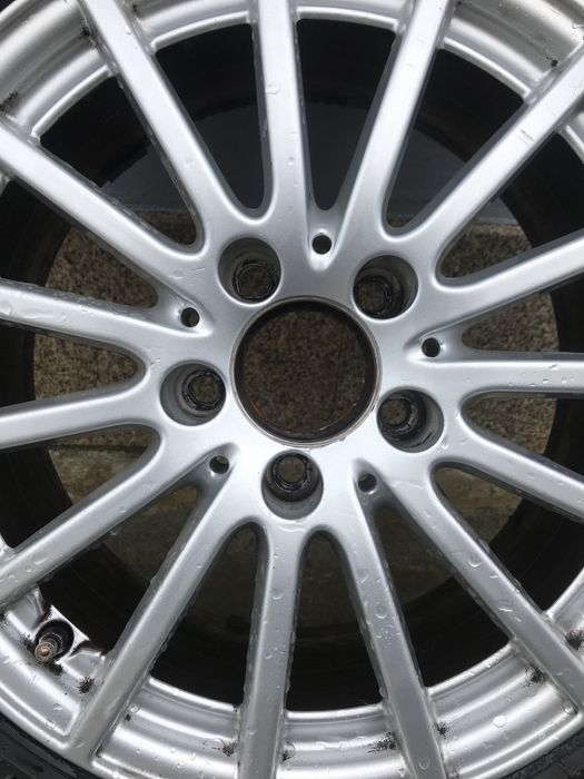 1x Jante Mercedes 16 5x112 original com pneu