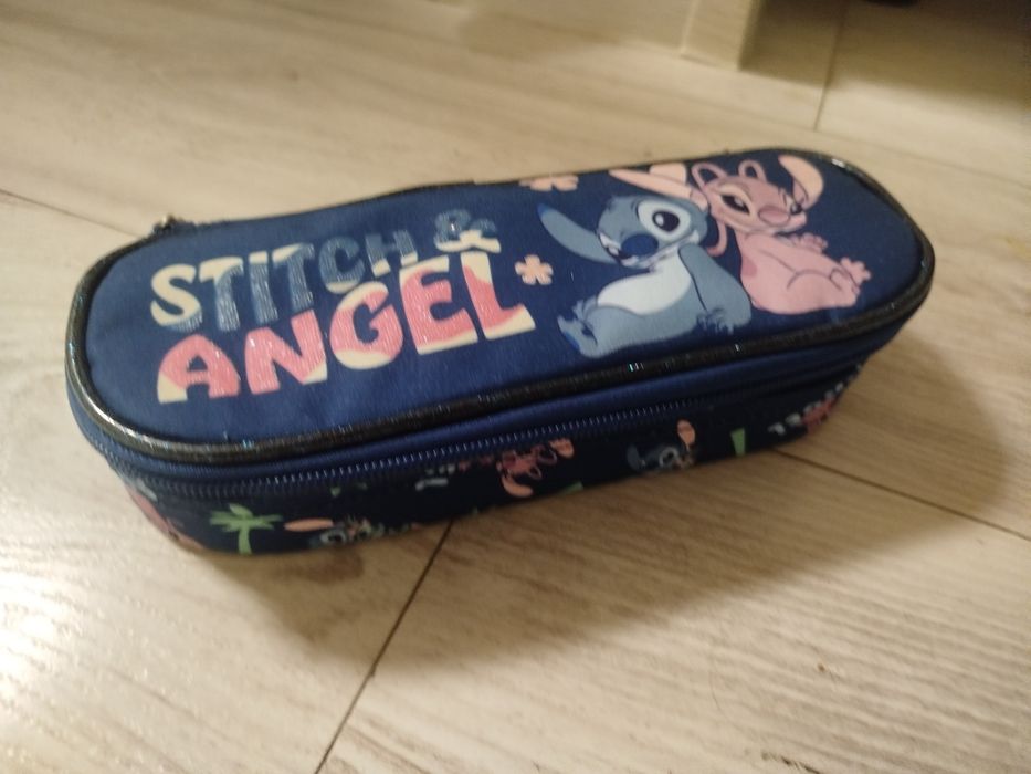 Piórnik szkolny Stitch & Angel