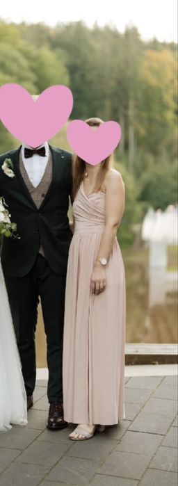 Sukienka maxi na jedno ramię - Lola