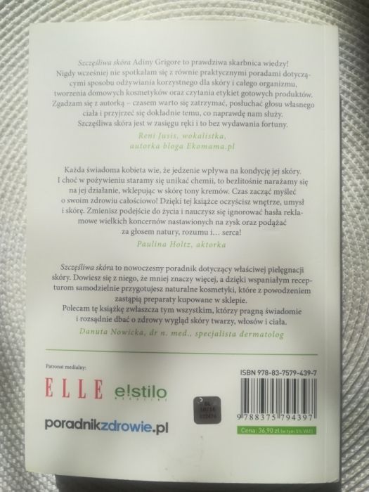 Adina Grigore, Szczęśliwa skóra