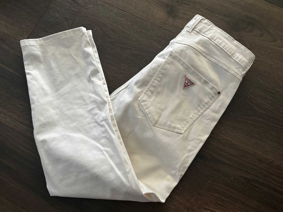 Białe damskie spodnie Guess + bluzka Olsen M 38