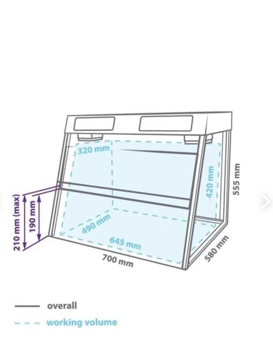 Бокс для стерильных работ.BIOSAN UVT-B-AR-4270-00138.Ламинарный бокс.
