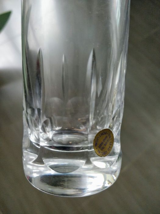 Copos de cristal nunca usados