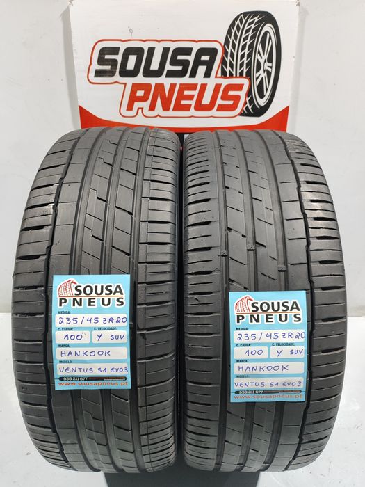 2 pneus semi novos 235-45R20 Hankook - Oferta dos Portes
