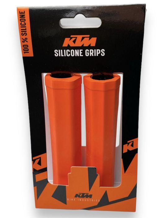 Chwyty rowerowe KTM pomarańczowe silikonowe / 008-032