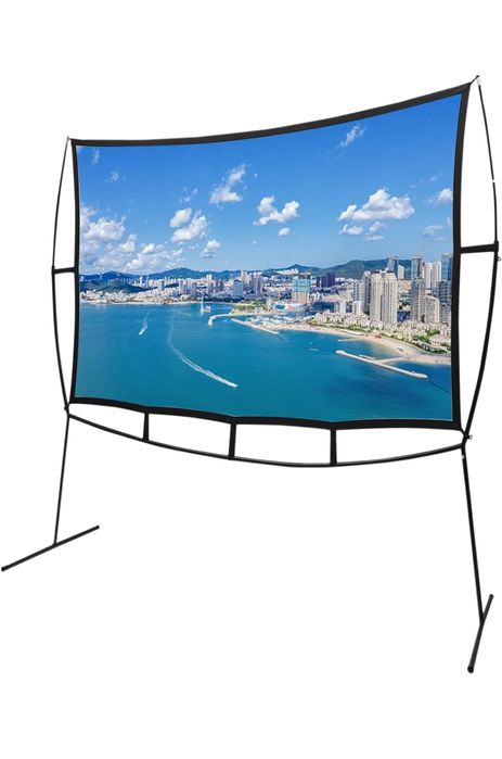 Nowy ekran projekcyjny projektora o przekątnej 100”