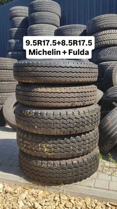 Шини 9,5 R17.5 / 9 5-17 5  Michelin  20шт 8.5 R17.5 Fulda