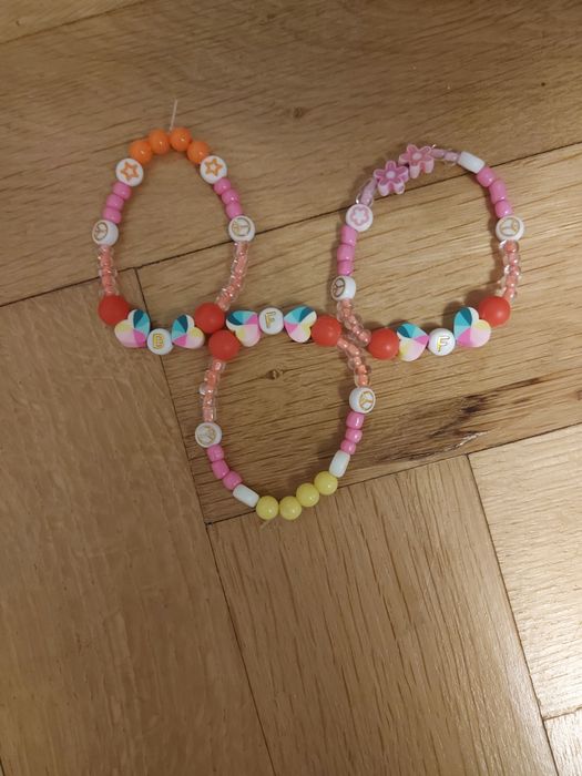 zestaw Branzoletek dla 3 BFF handmade