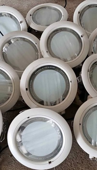 Candeeiros focos de luz de encastrar