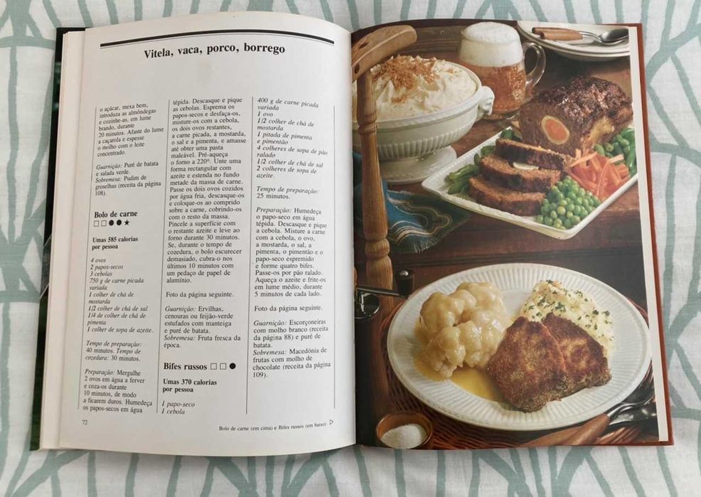 Conjunto 3 Livros Receitas Culinária Cozinha