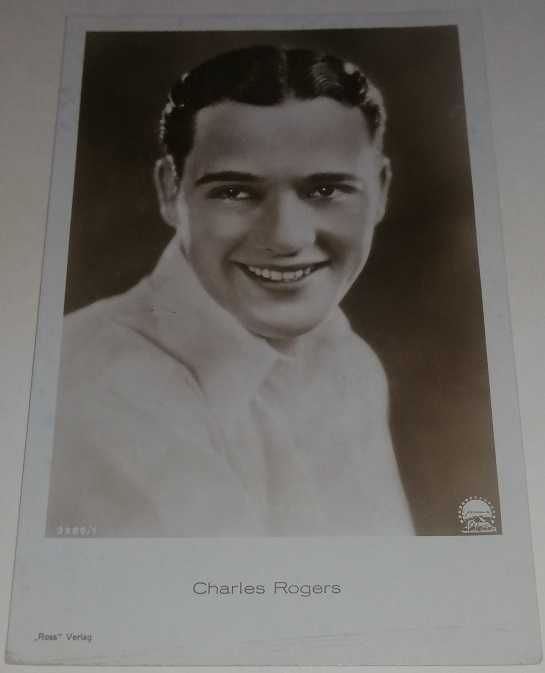 2 postais antigos de personalidades famosas: politico e ator