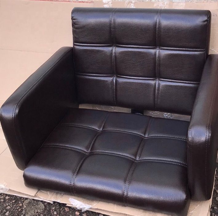 Кресло парикмахерское гидравлика, хром пятилучье, новые