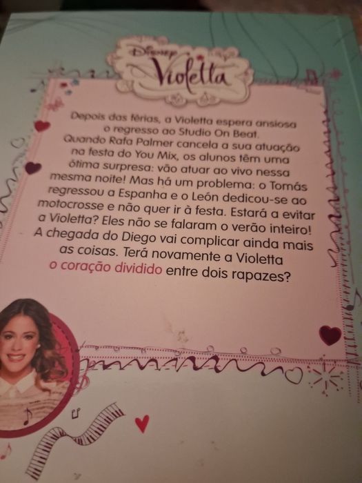 Livro Disney  Violeta(dois)