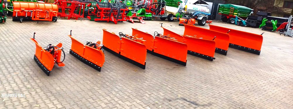 Pług do śniegu  komunalny prosty , strzałkowy typu V 1,5-3,0m AGROSTAL