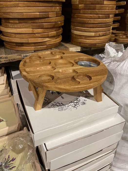 Винні столики на любий смак Менажниця стіл 8 варіантів