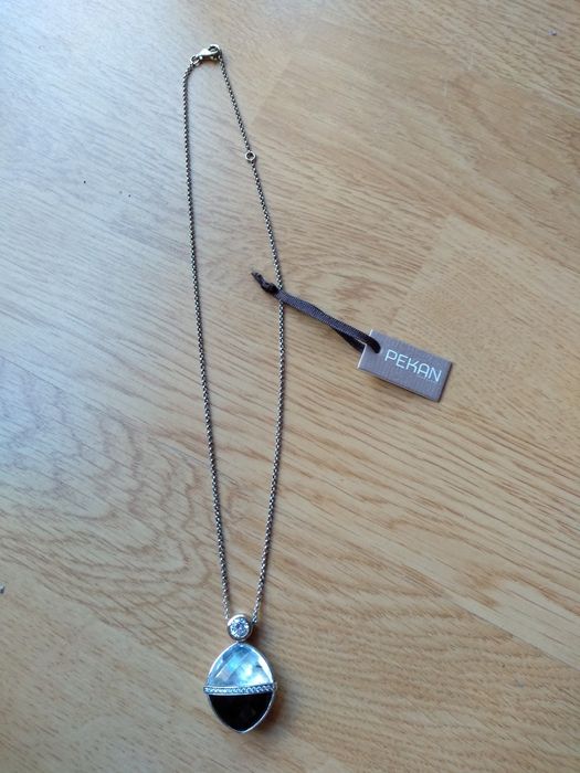 Colar Pekan em prata