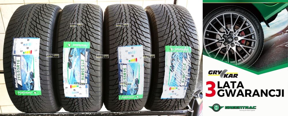 Opony 215/55R16 Greentrac Winter Master D1 4szt. 2025r 3 lata gwar.