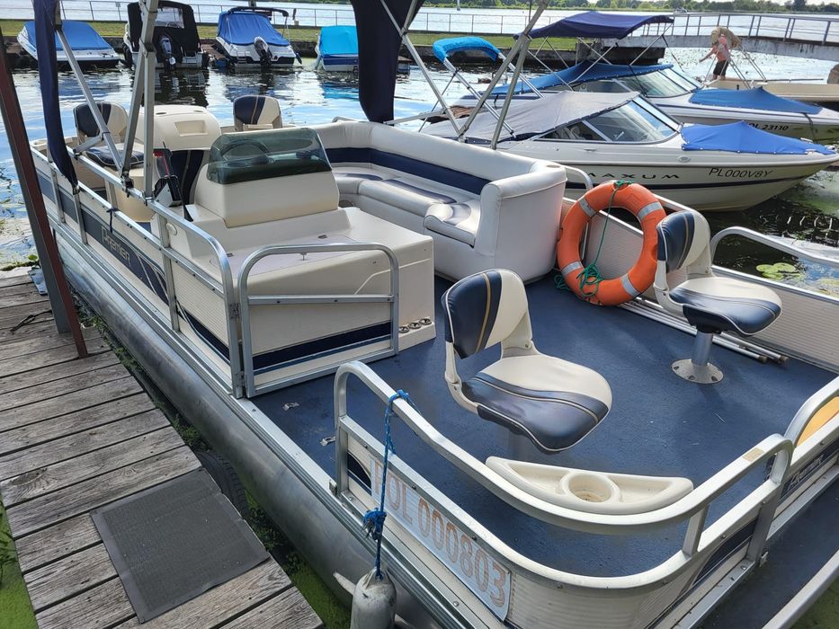 Katamaran Premier + Yamaha 50KM - platforma pływająca łódź motorowa  hauseboat motorówka