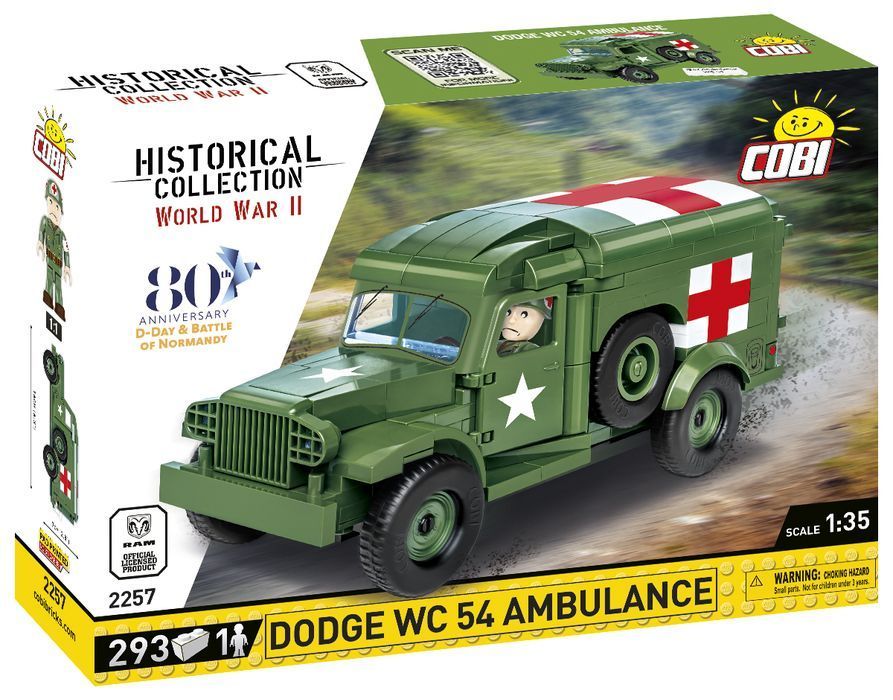 Klocki Cobi 2257 Samochód Ciężarowy Ambulance Wc54 Auto Pojazd Karetka