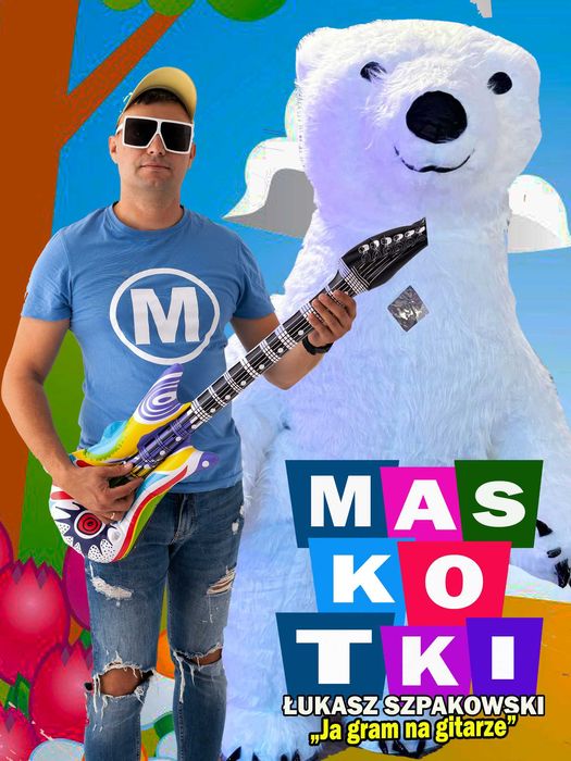 Mikołaj animator animacje dla dzieci zespół dla dzieci duży Biały Miś