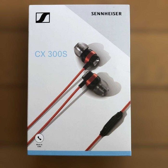 Przewodowe słuchawki douszne Sennheiser CX300S czerwone
