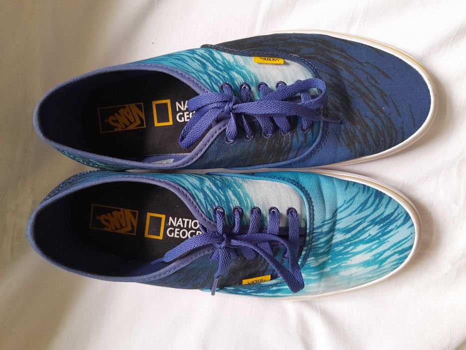 Sprzedam męskie Vans National Geographic Blue Ocean Print Lace