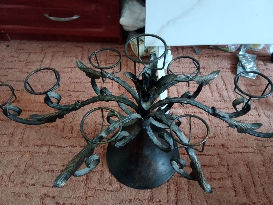 Подсвечник бронзовый