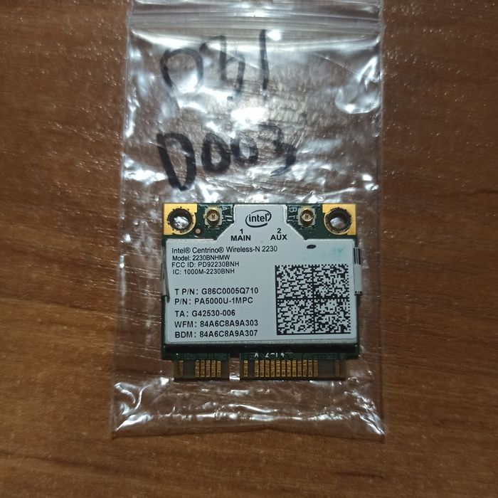 Karta sieciowa WiFi TOSHIBA U940-10F (Intel® Centrino Wireless-N 2230)