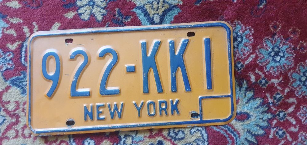 New York tablica rejestracyjna usa oryginal