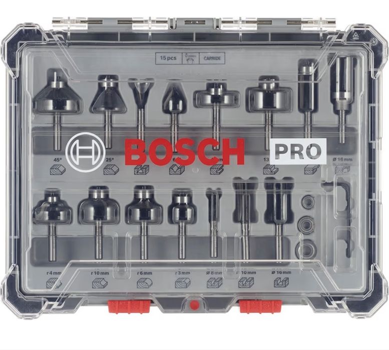 Tupia Bosch Router com bits