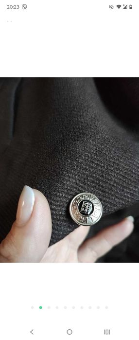 Діловий офісний вельветовий костюм шоколадний versace