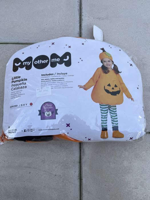 Halloween Pumpkin Costume for Children