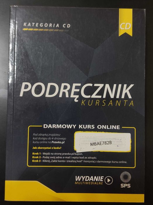 Podręcznik Kursanta kat. B – stan bardzo dobry