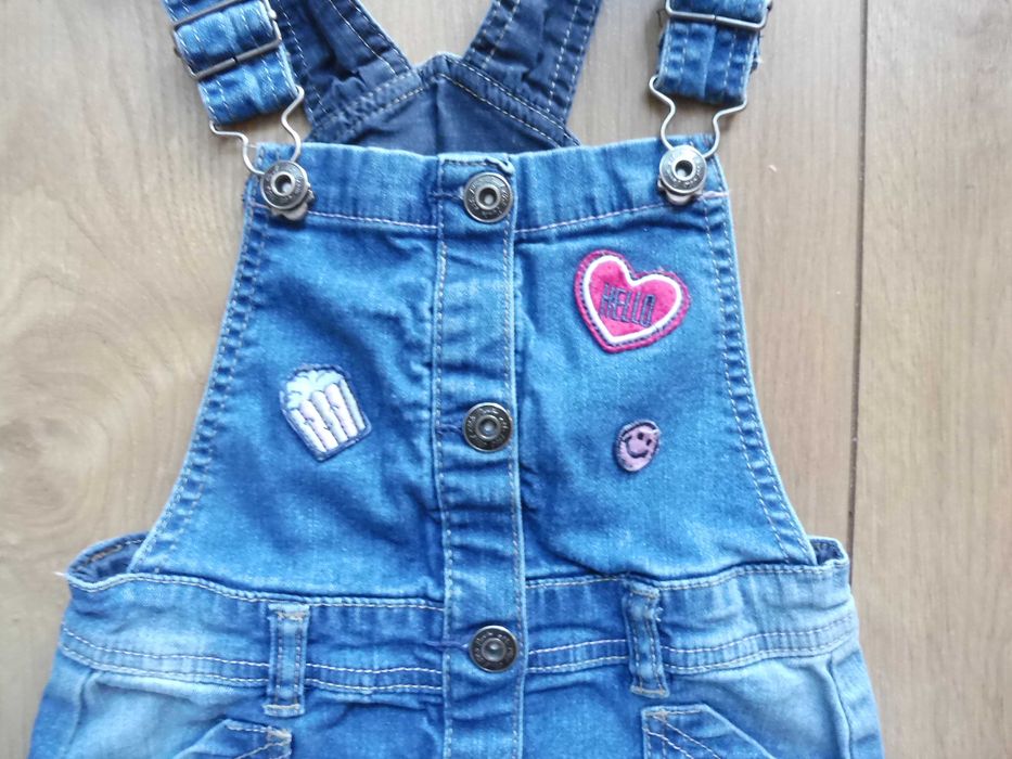 R 116 spódniczka ogrodniczka jeanowa