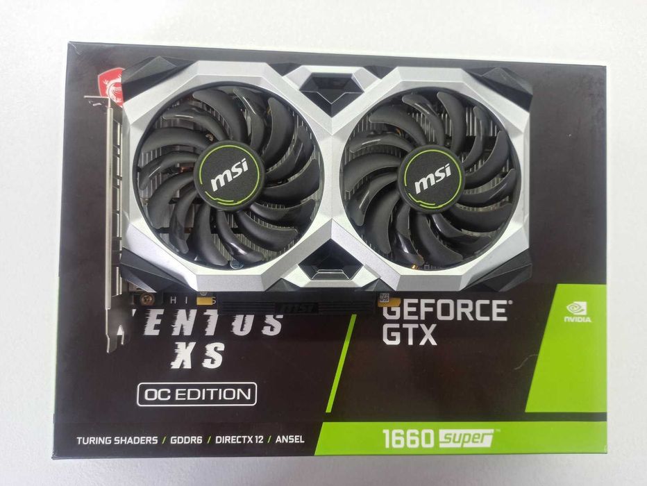 Відеокарта MSI GTX 1660 Super Ventus XS OC 6GB (проблемна)