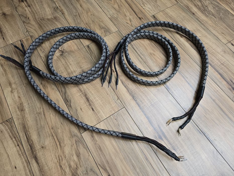 Kable głośnikowe bi wire linn k400 oplot