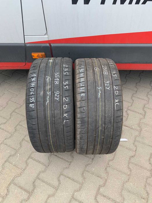 2 szt. opony używane letnie 235/35r20 XL Michelin Pilot Sport 4S