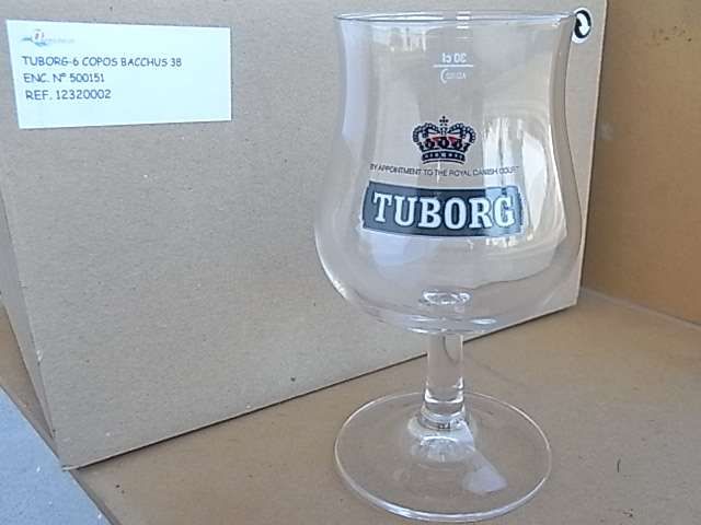 6 Copos tulipa Tuborg