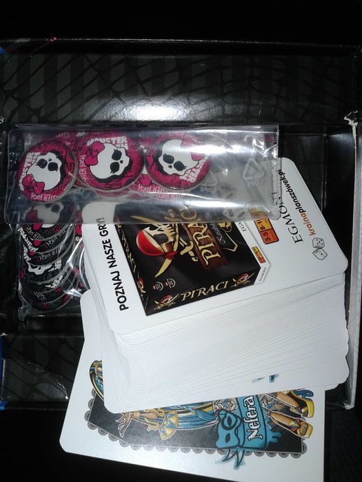Gra karciana Monster High 48 kart postacie żetony