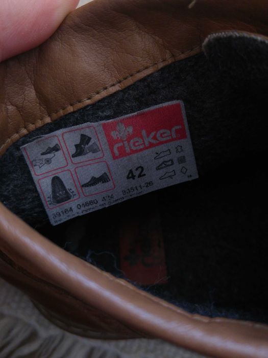 buty męskie skórzane Rieker