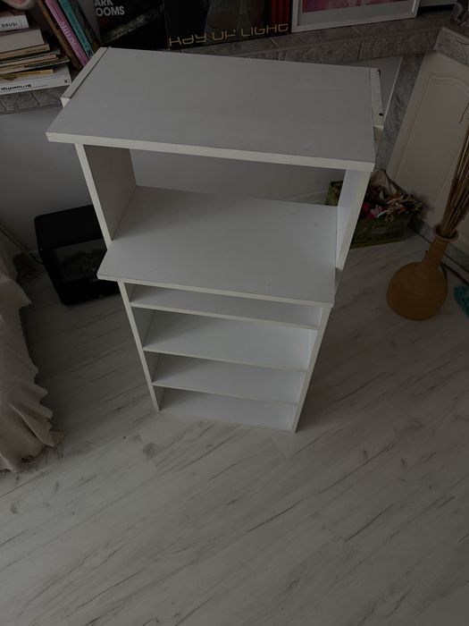 bialy regal szafka polka na ksiazki